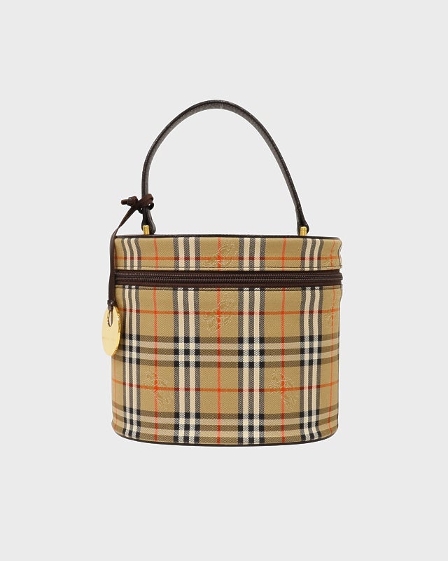 BURBERRY チェック柄バニティバッグ | Hedy