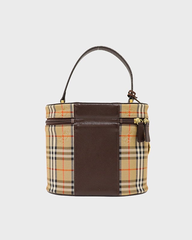 BURBERRY チェック柄バニティバッグ | Hedy