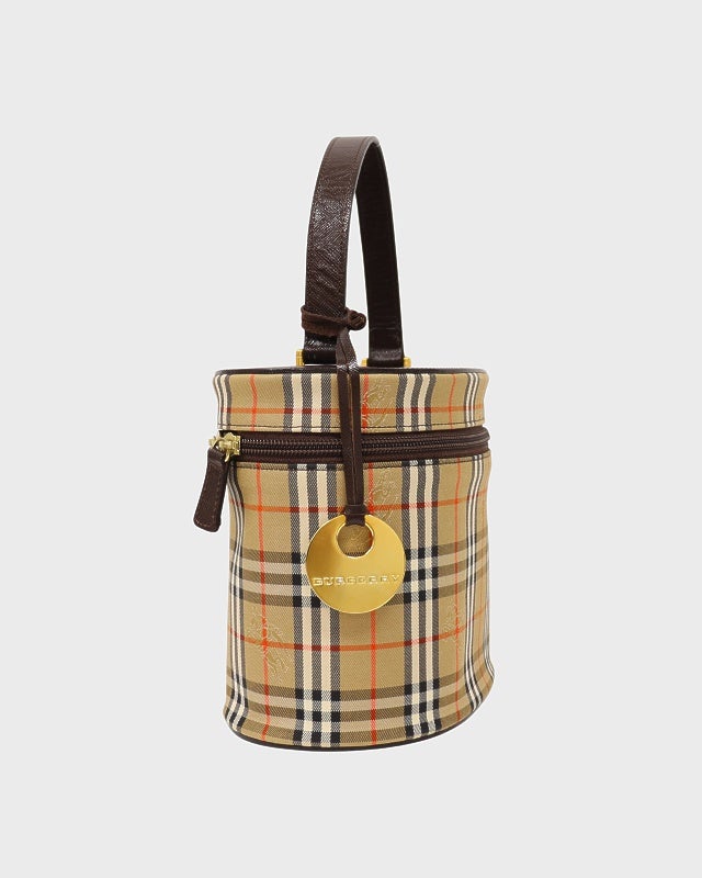BURBERRY チェック柄バニティバッグ | Hedy
