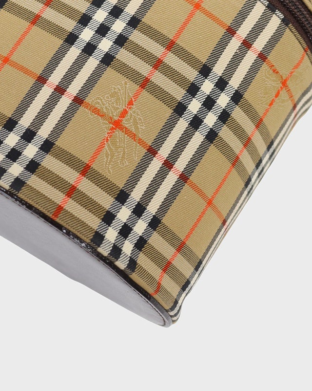 BURBERRY チェック柄バニティバッグ | Hedy