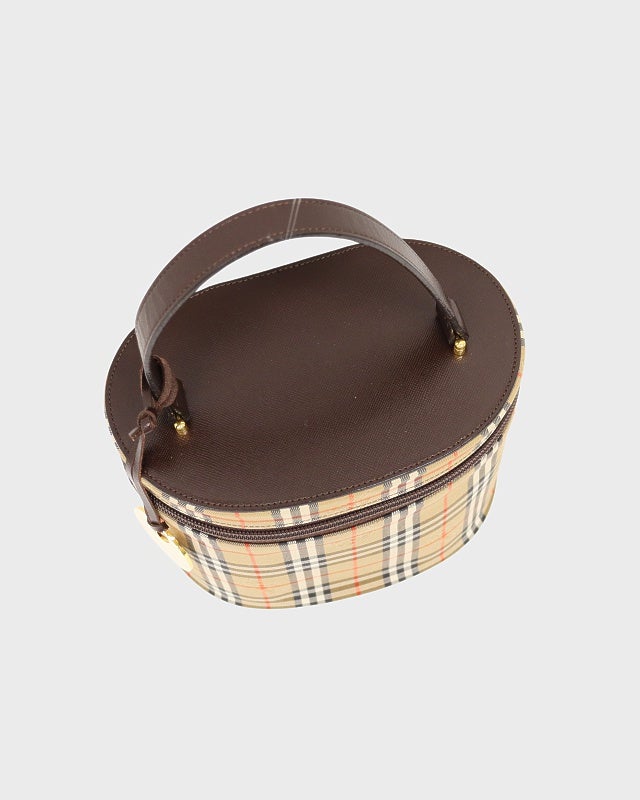 BURBERRY チェック柄バニティバッグ | Hedy