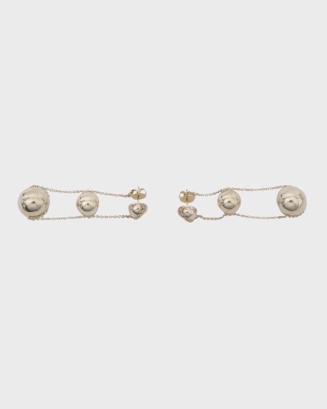 TIFFANY&CO. ハードウェアボールトリプルドロップピアス | Hedy