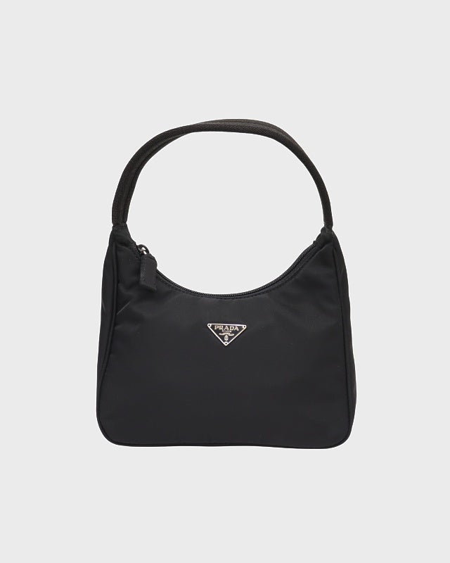 PRADA 三角ロゴ金具ナイロンハンドバッグ | Hedy