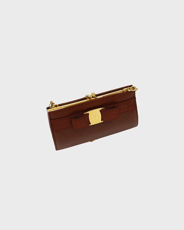 Ferragamo VARA金具チェーンショルダーバッグ | Hedy
