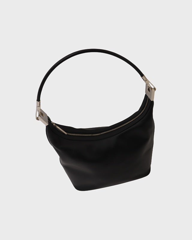 【グッチ】希少モデル　ショルダーバッグ　ブラック　レザー GUCCI レザーワンショルダーバッグ | Hedy