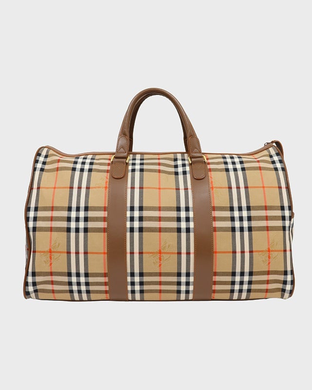 BURBERRY チェック柄ボストンバッグ | Hedy