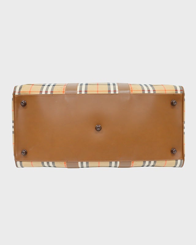 BURBERRY チェック柄ボストンバッグ | Hedy