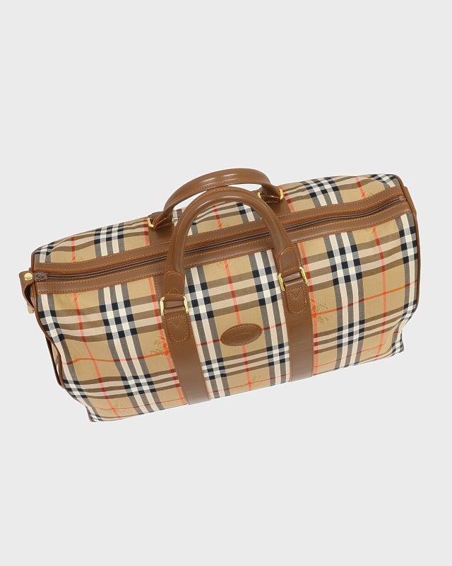 BURBERRY チェック柄ボストンバッグ | Hedy
