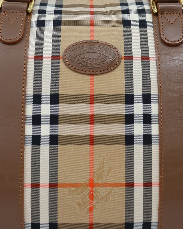 BURBERRY チェック柄ボストンバッグ | Hedy