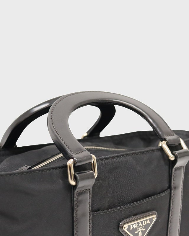 PRADA 三角ロゴ金具ナイロンレザー2Wayバッグ | Hedy