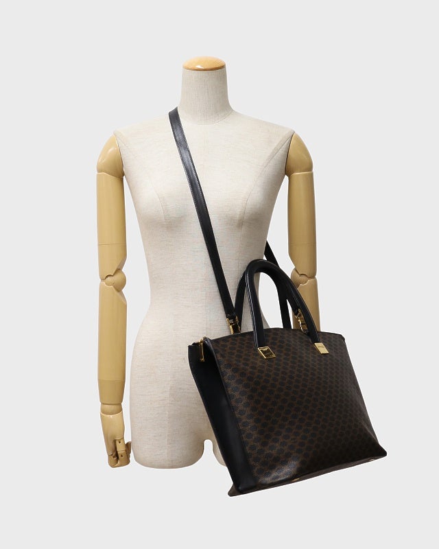 CELINE マカダム柄2Wayバッグ | Hedy