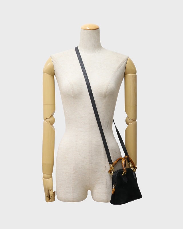GUCCI バンブースエード2Wayバッグ | Hedy