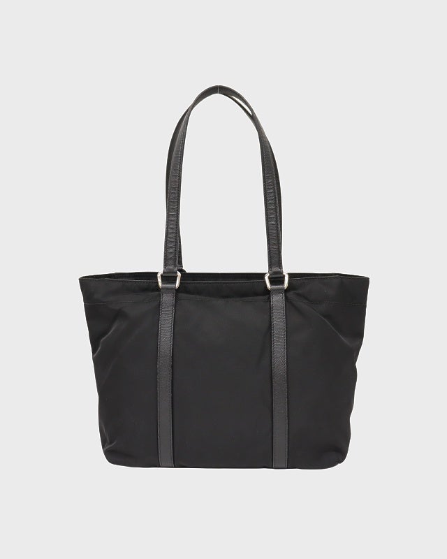 PRADA 三角ロゴ金具ナイロンレザートートバッグ | Hedy