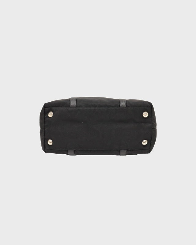 PRADA 三角ロゴ金具ナイロンレザートートバッグ | Hedy