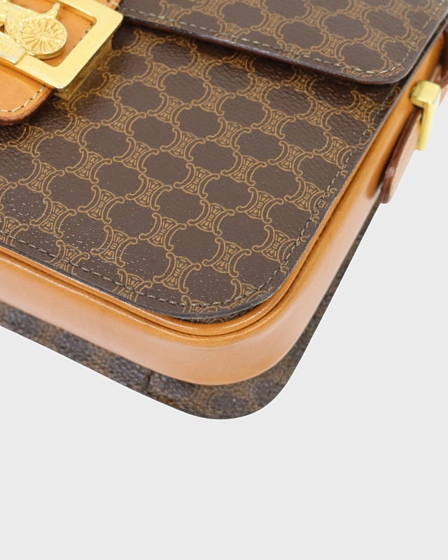 CELINE マカダム柄馬車金具ショルダーバッグ | Hedy
