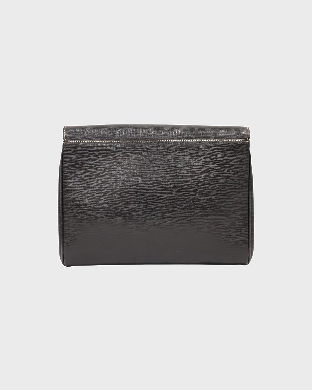 CELINE サークルロゴステッチレザーショルダーバッグ | Hedy