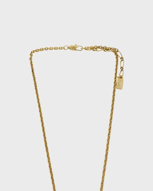 Saint Laurent ロゴチェーンネックレス | Hedy
