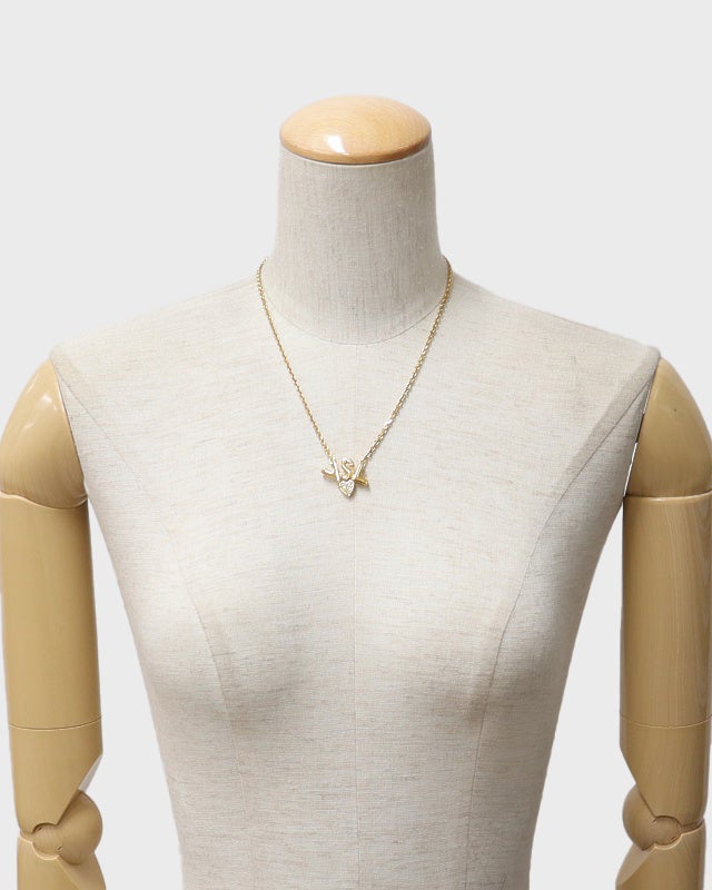 Saint Laurent ロゴチェーンネックレス | Hedy