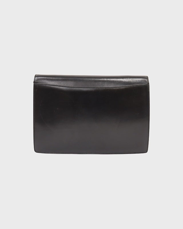 GUCCI ロゴ刻印レザーショルダーバッグ | Hedy
