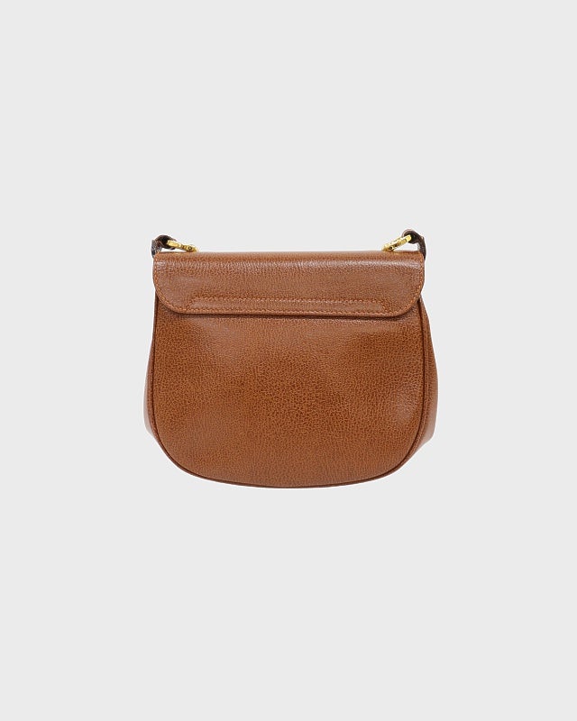 Ferragamo ガンチーニ金具レザーショルダーバッグ | Hedy