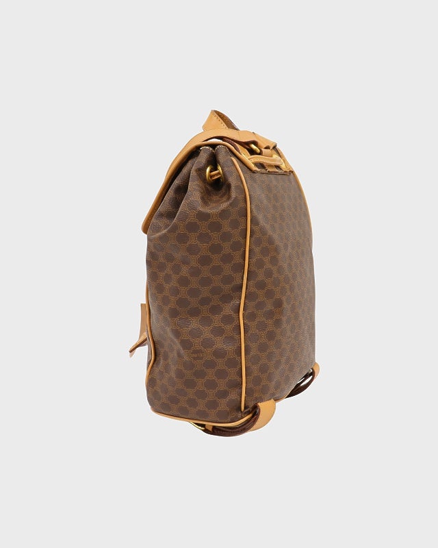 CELINE マカダム柄ガンチーニ金具リュックサック | Hedy