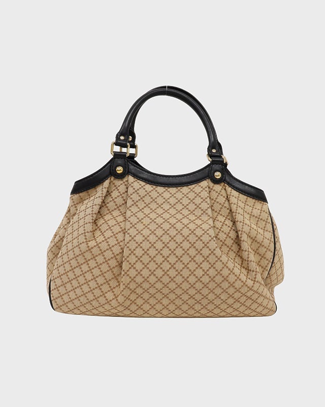 GUCCI ディアマンテスーキーハンドバッグ | Hedy