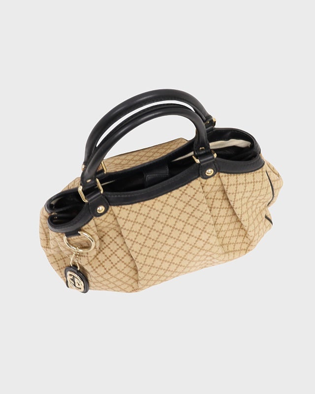 GUCCI ディアマンテスーキーハンドバッグ | Hedy