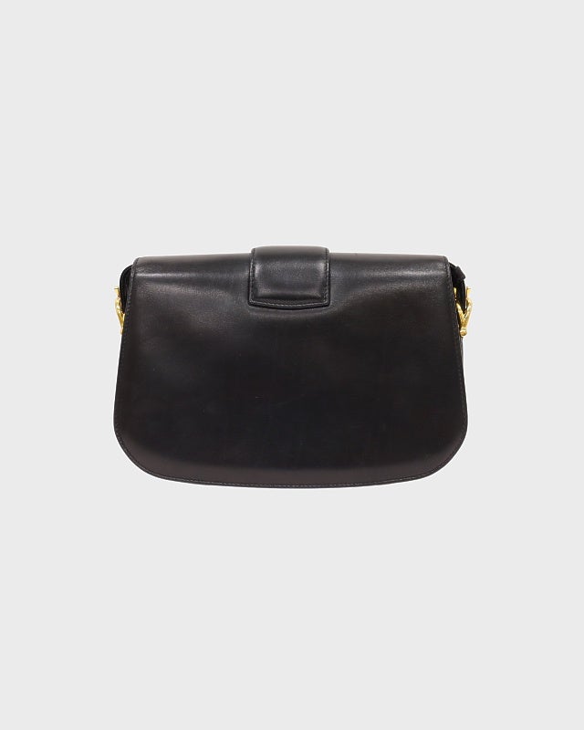 CELINE 馬車金具ターンロックレザーショルダーバッグ | Hedy