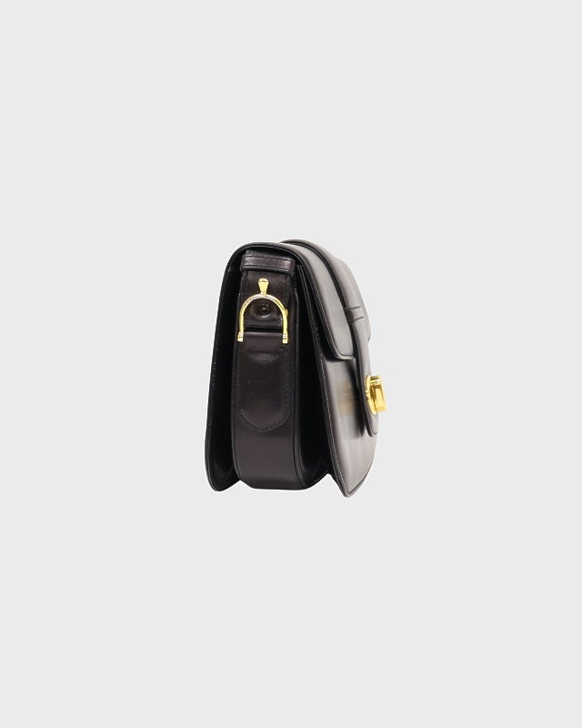 CELINE 馬車金具ターンロックレザーショルダーバッグ | Hedy