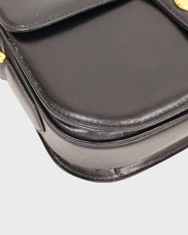 CELINE 馬車金具ターンロックレザーショルダーバッグ | Hedy