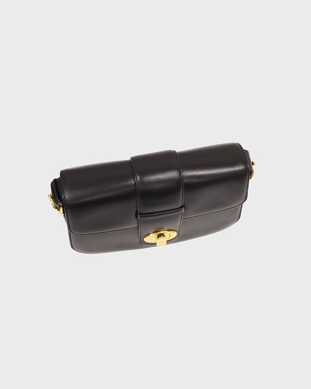 CELINE 馬車金具ターンロックレザーショルダーバッグ | Hedy