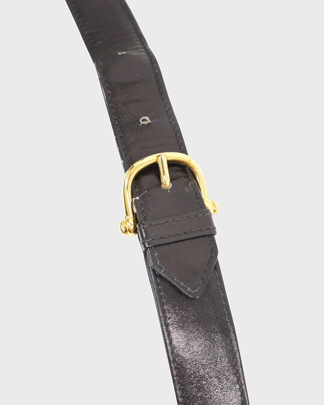 CELINE 馬車金具ターンロックレザーショルダーバッグ | Hedy