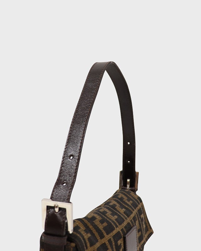希少■FENDI ショルダーバッグ　マンマバケット　ズッカ柄　肩掛け FENDI ズッカ柄マンマバケット | Hedy