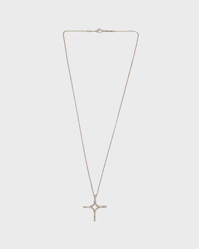 Tiffany ティファニー オープンクロス ネックレス クロス 純正 ロング TIFFANY&CO. オープンクロスネックレス | Hedy