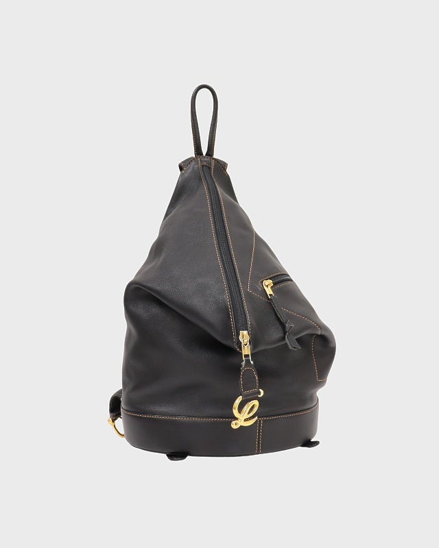LOEWE ロエベ アントン　レザー　リュック　バックパック　ポーチ 保存袋付 LOEWE アントンレザーリュックサック | Hedy
