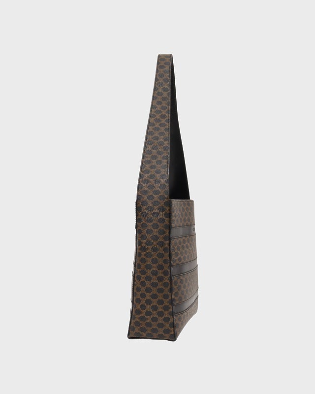 CELINE マカダム柄ロゴ刻印ワンショルダーバッグ | Hedy