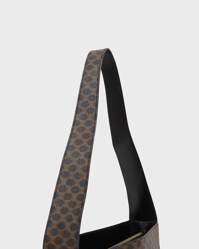 CELINE マカダム柄ロゴ刻印ワンショルダーバッグ | Hedy