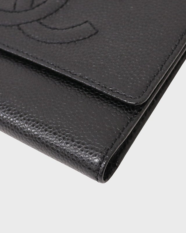 CHANEL キャビアスキンウォレット | Hedy