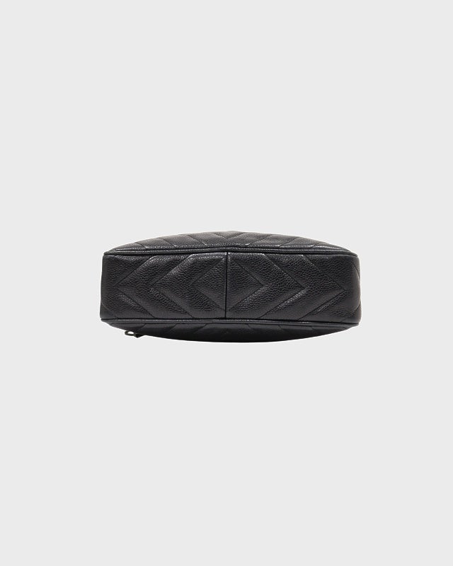 シャネル　正規品　デカココ　ポーチ大　黒　キャビアスキン　チェーンショルダー CHANEL COCOキャビアスキンチェーンショルダーバッグ | Hedy