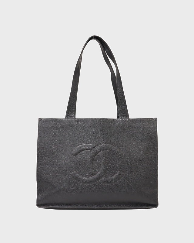 CHANEL COCOキャビアスキントートバッグ | Hedy
