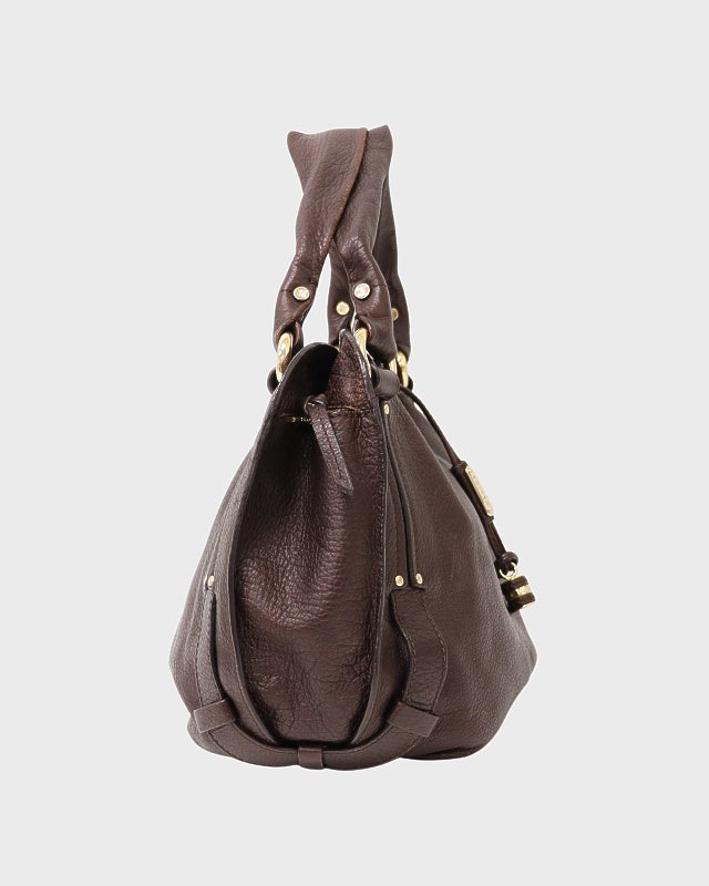 CELINE ビタースウィートレザーハンドバッグ | Hedy