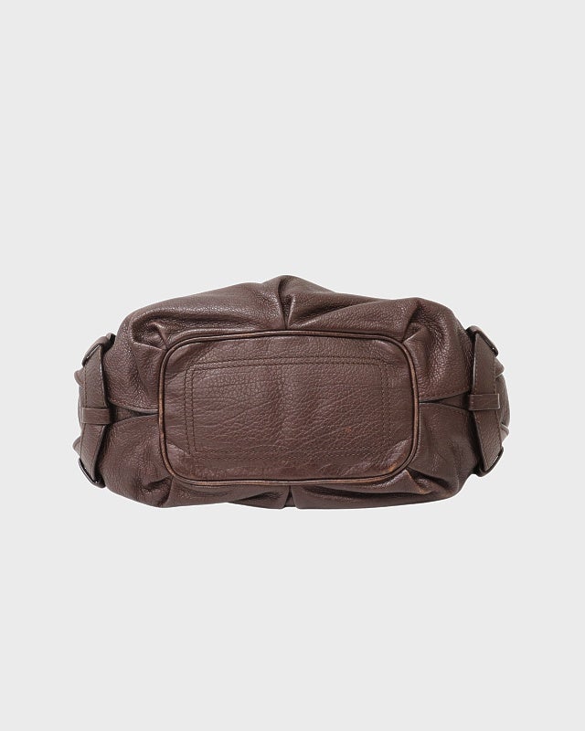 CELINE ビタースウィートレザーハンドバッグ | Hedy