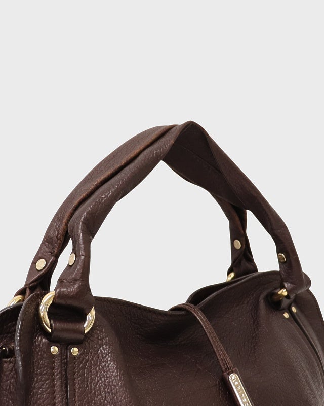 CELINE ビタースウィートレザーハンドバッグ | Hedy