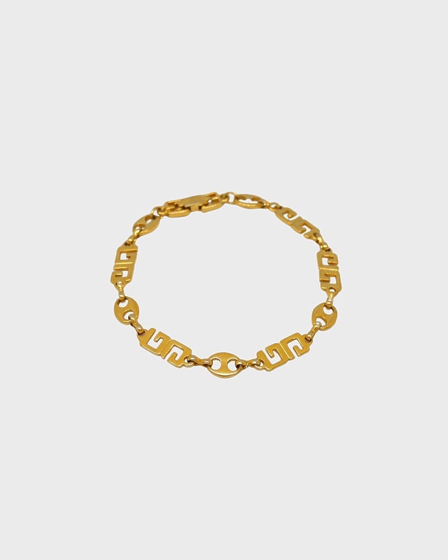 Dior ロゴ ブレスレット 18cm ゴールド 文字モチーフ 658 DIOR ロゴブレスレット | Hedy