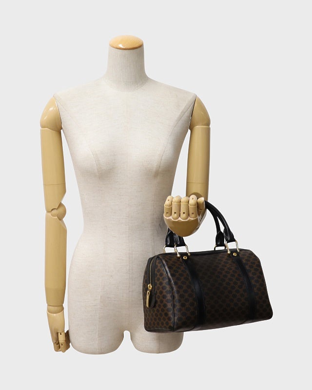 CELINE マカダム柄ボストンバッグ | Hedy