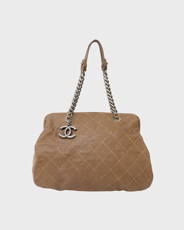 CHANEL キャビアスキン CHANEL キャビアスキンチェーンハンドバッグ | Hedy