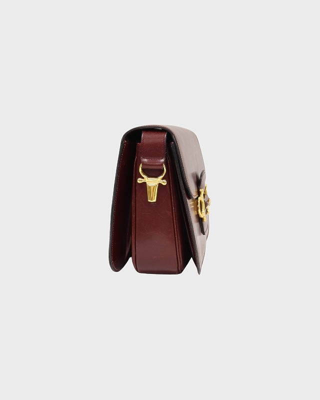 CELINE 馬車金具レザーショルダーバッグ | Hedy
