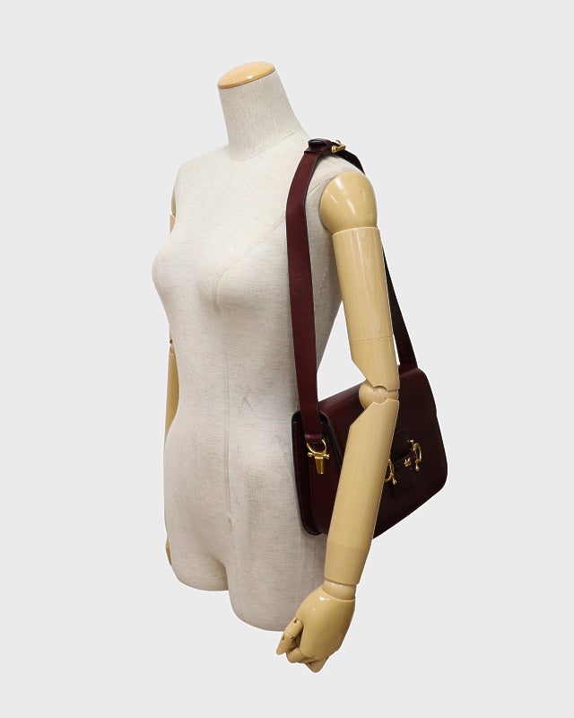 CELINE 馬車金具レザーショルダーバッグ | Hedy