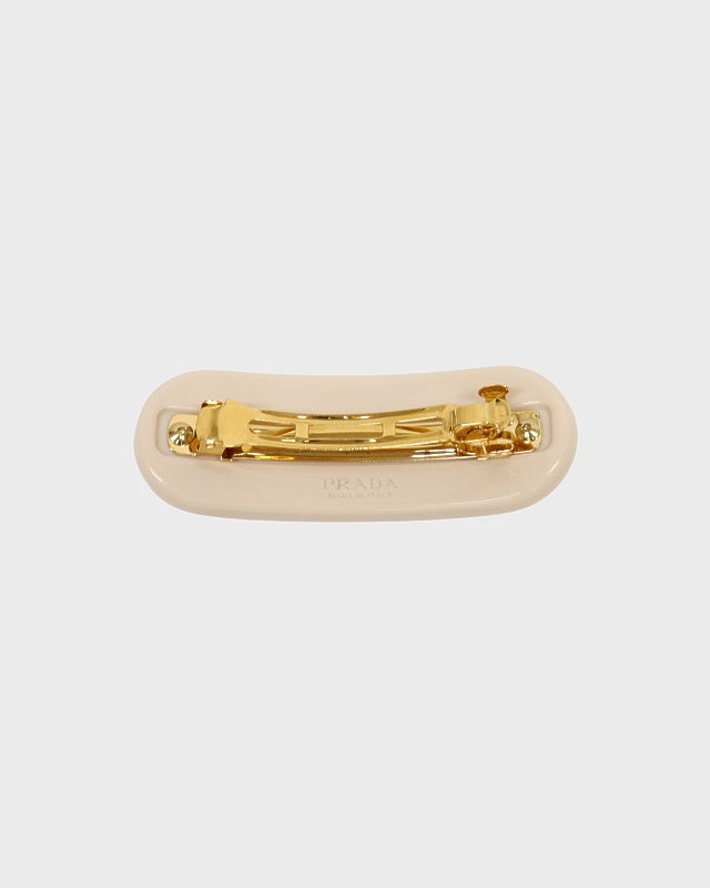 PRADA ロゴラインストーンへアクリップ | Hedy
