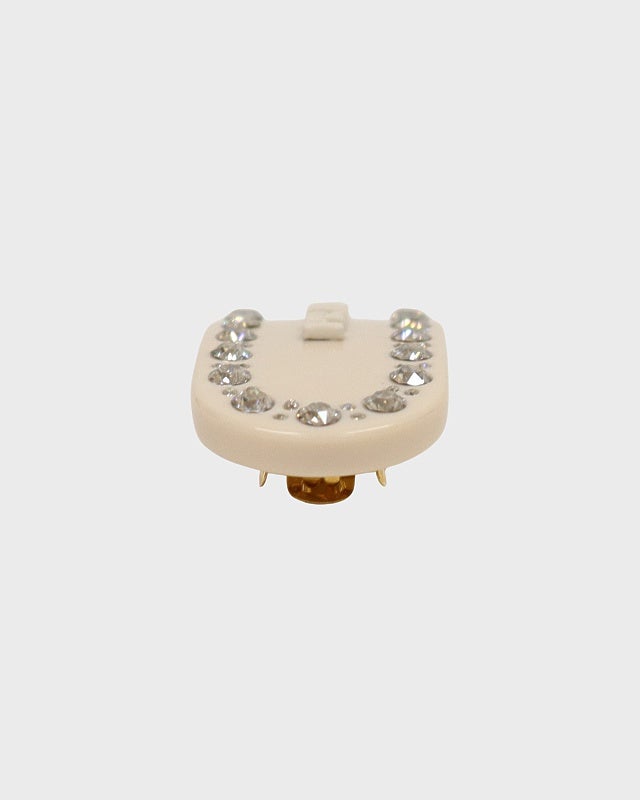 PRADA ロゴラインストーンへアクリップ | Hedy